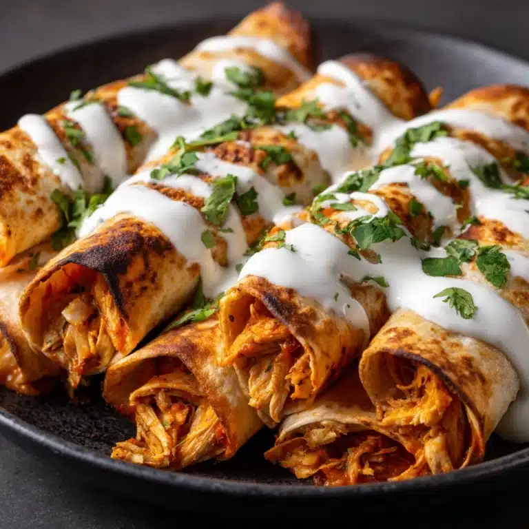 Jalapeño Cream Cheese Buffalo Chicken Taquitos Recipe