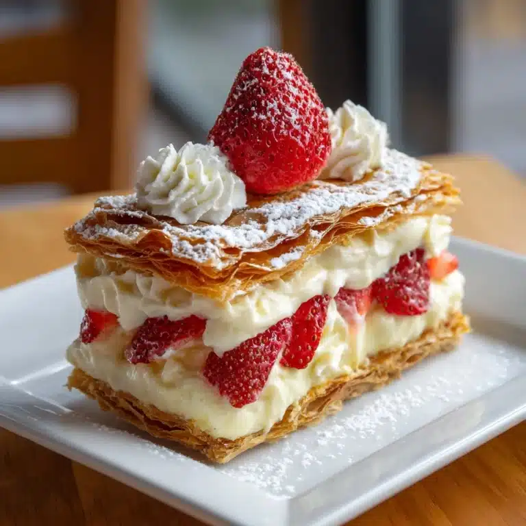 Strawberry Napoleons: A Sweet, Flaky Delight Recipe