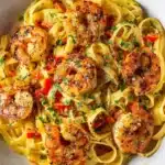 Creamy Jamaican Shrimp Pasta Recipe
