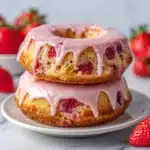 Strawberry Cake Donuts Recipe