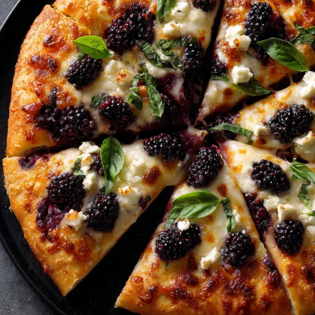 Blackberry Basil Pizza Recipe - Recipe Image