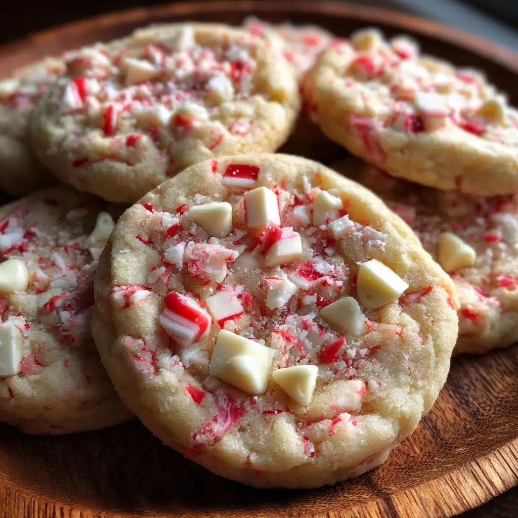 White Chocolate Candy Cane Cookies Recipe - Recipe Image
