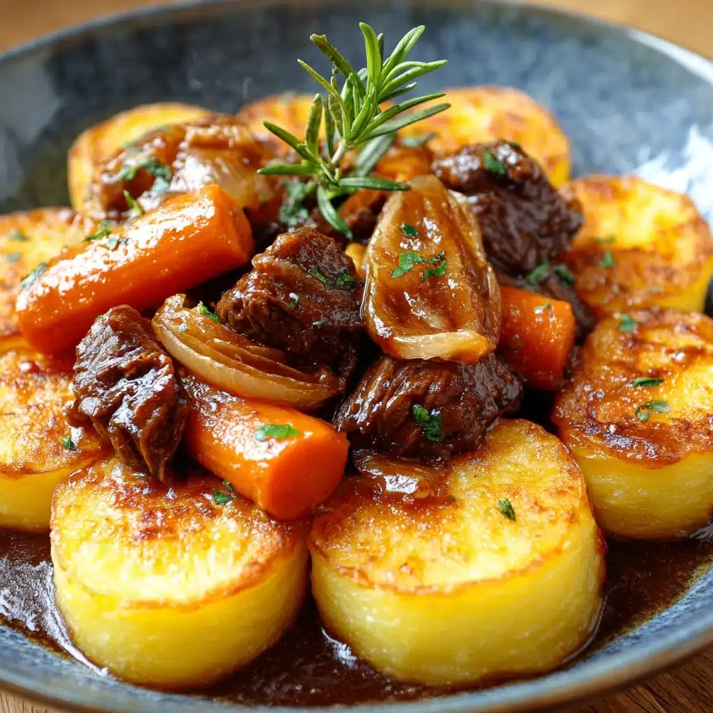 Beef Stew with Potato Topping Recipe - Recipe Image