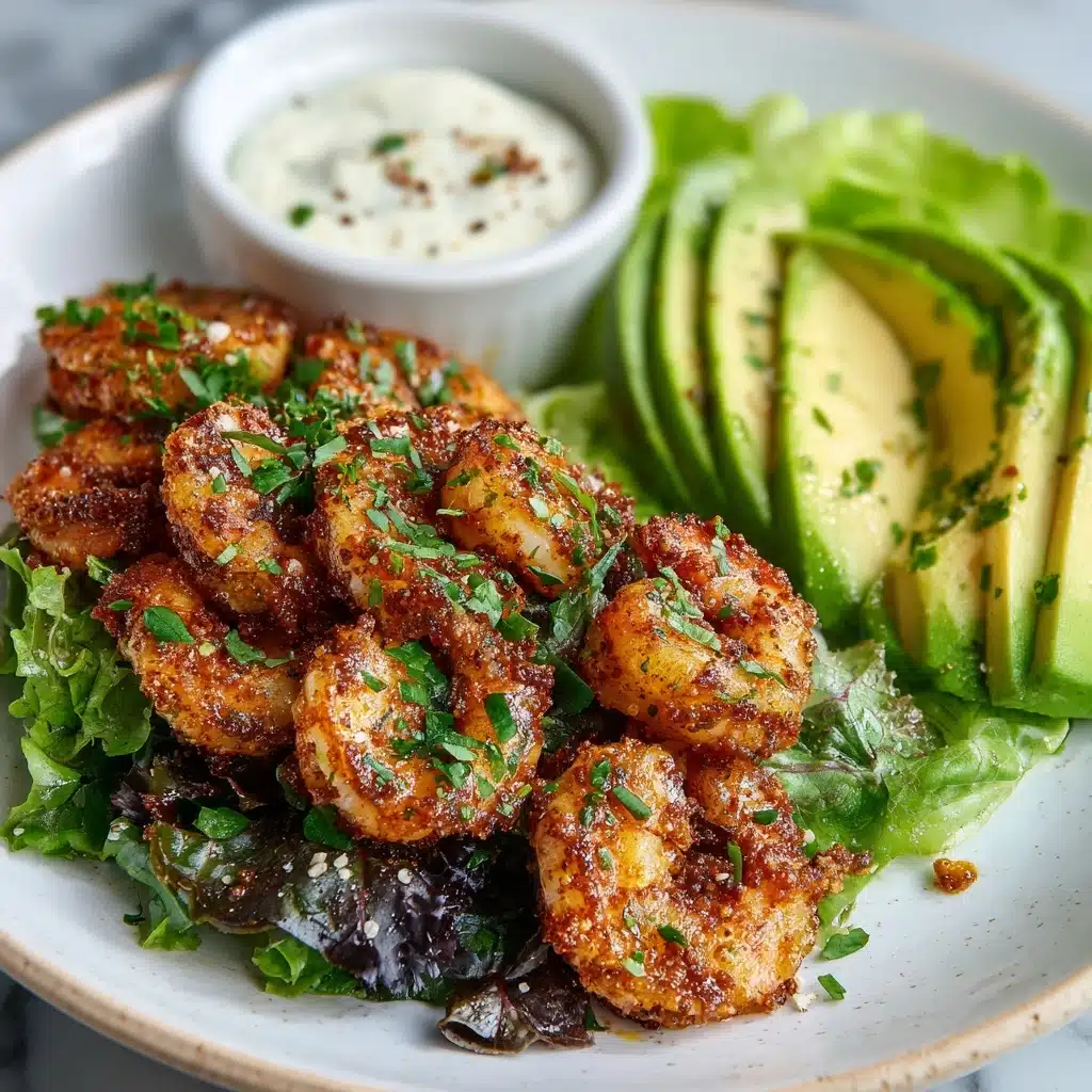 Hot Honey Blackened Shrimp Caesar Salad: An Amazing Ultimate Recipe - Recipe Image