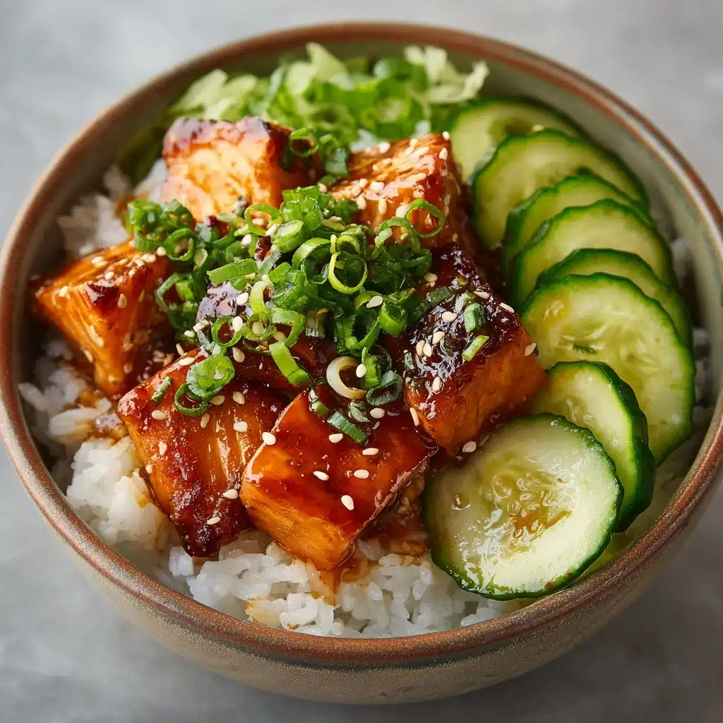 Spicy Salmon Bowls with Coconut Rice Recipe - Recipe Image