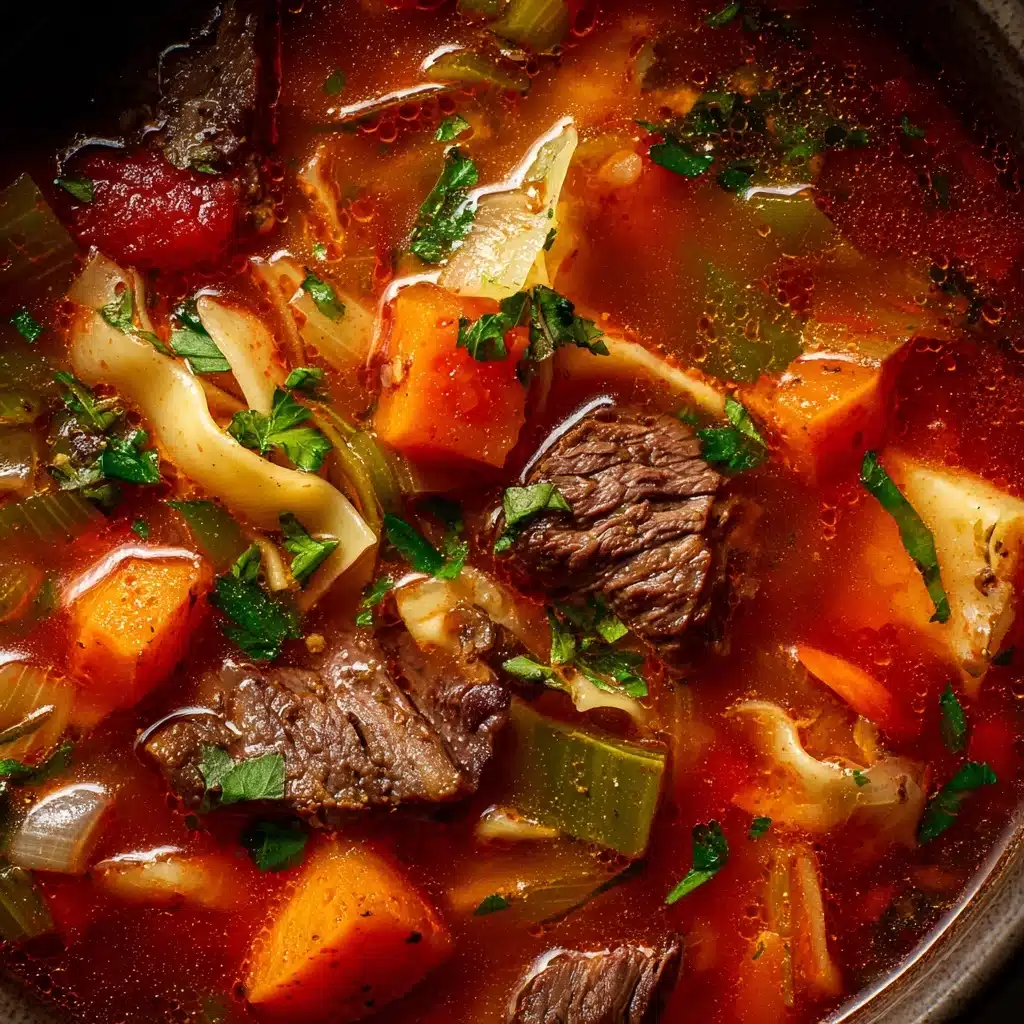 The BEST Vegetable Beef Soup Recipe