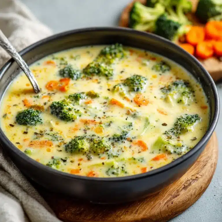 Healthy Broccoli Cheddar Soup Recipe