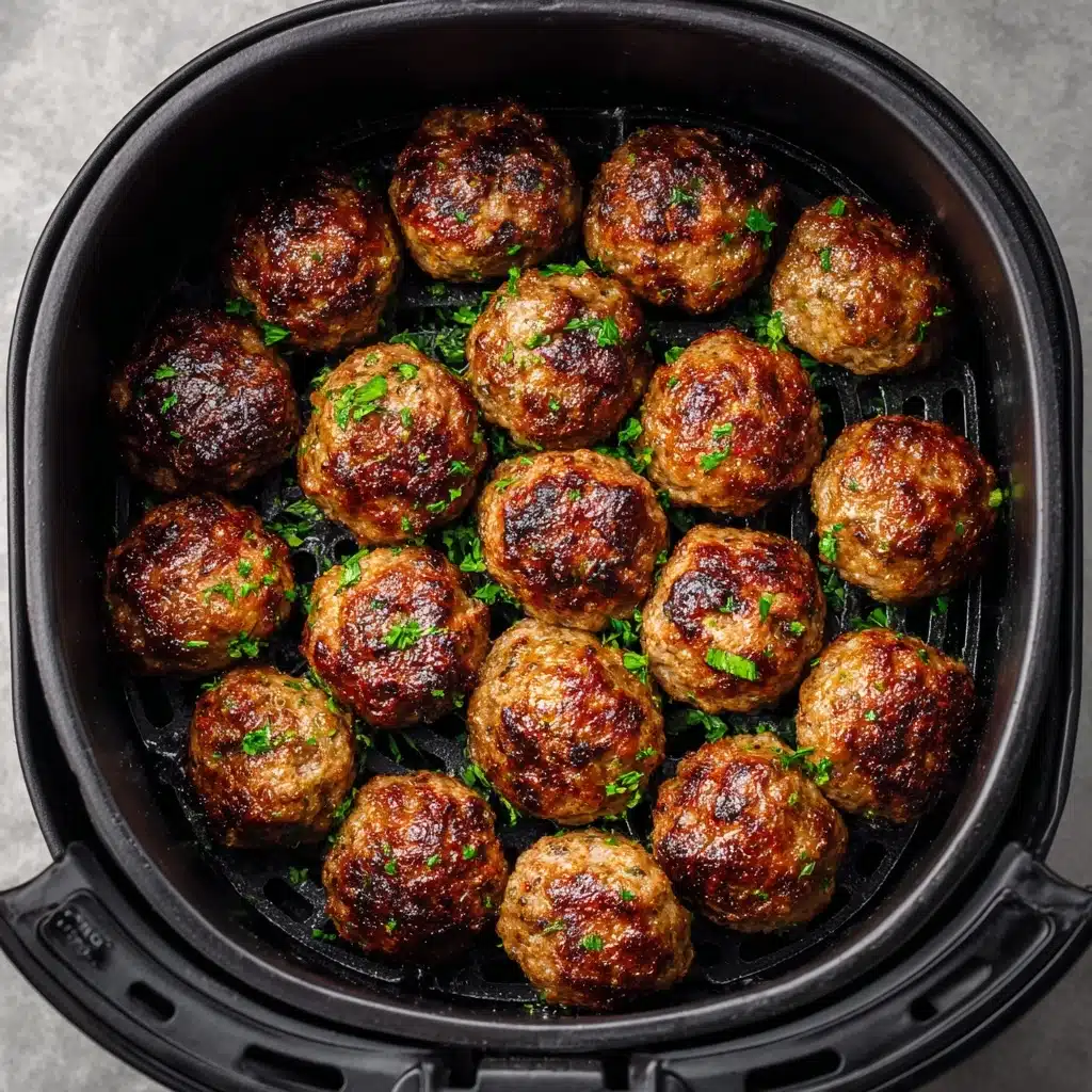 Juicy Air Fryer Beef Meatballs Recipe