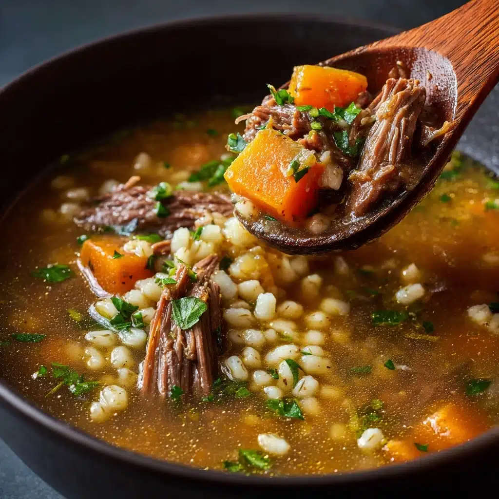 Hearty Beef and Barley Soup Recipe - Recipe Image