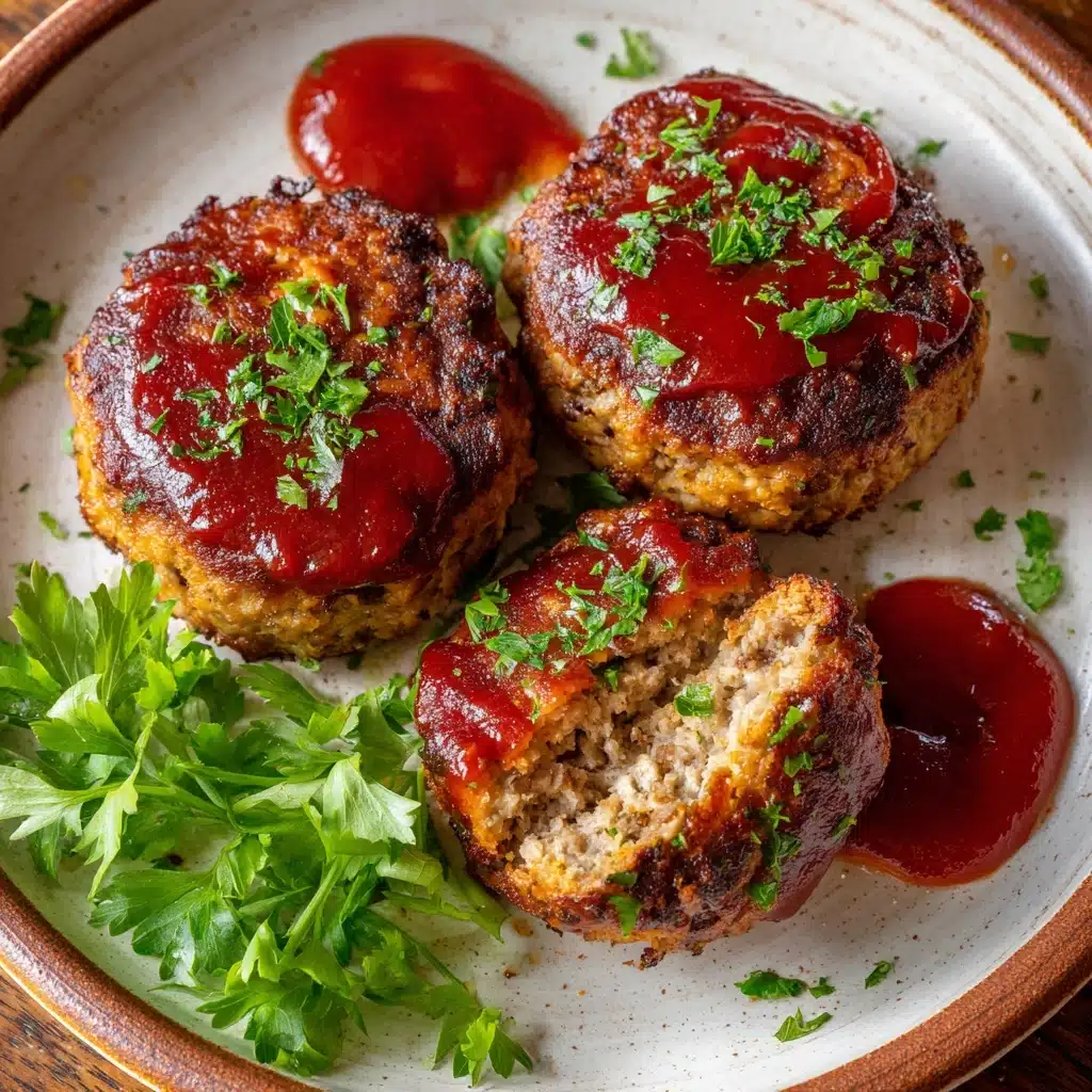 Best Easy Mini Meatloaf with Ground Turkey Recipe - Recipe Image