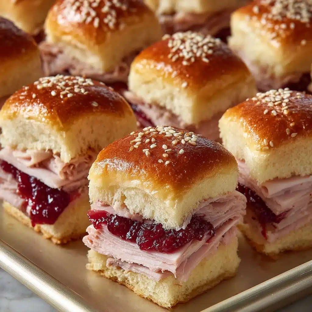 Turkey Cranberry Sliders Recipe - Recipe Image