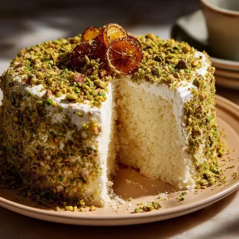 Lemon Pistachio Cake Recipe