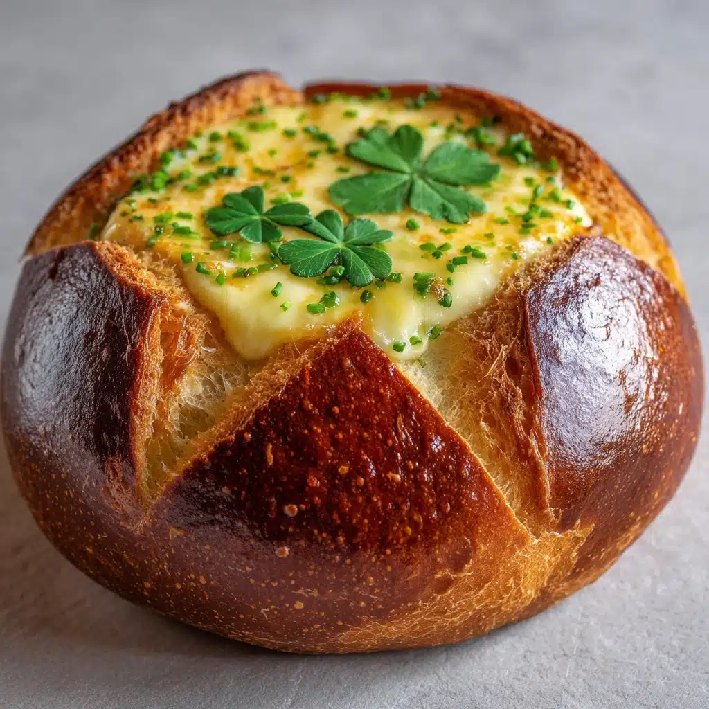 Clover-Shaped Bread Bowl Recipe - Recipe Image