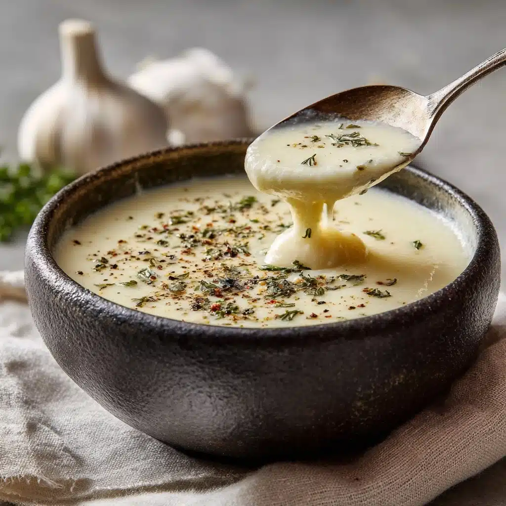 White Garlic Pizza Sauce Recipe - Recipe Image