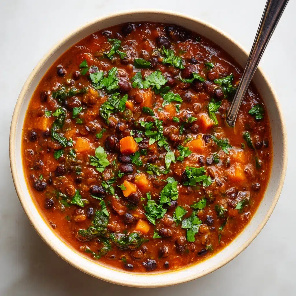 Black Bean and Lentil Soup Recipe - Recipe Image