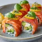Lemon Basil Salmon Rolls Recipe