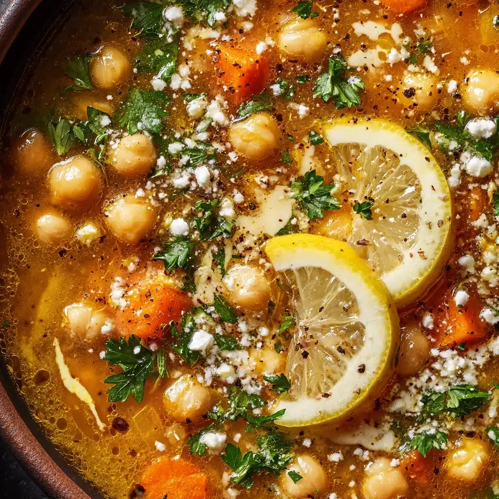 Greek Chickpea Soup with Lemon Recipe - Recipe Image