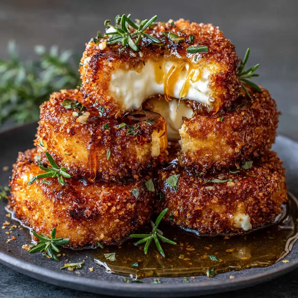 Fried Goat Cheese Balls with Spicy Sage Honey Recipe - Recipe Image