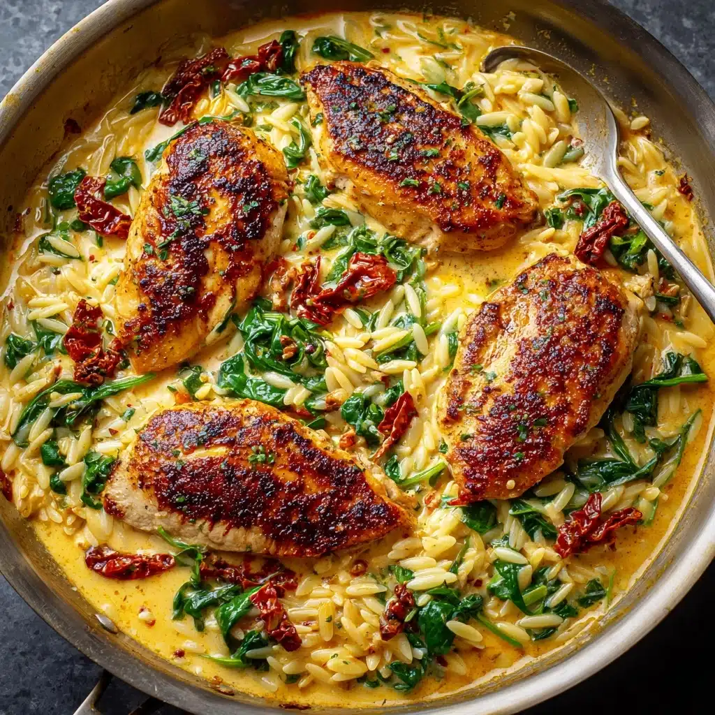 Marry Me Chicken Orzo {One Pot} Recipe - Recipe Image