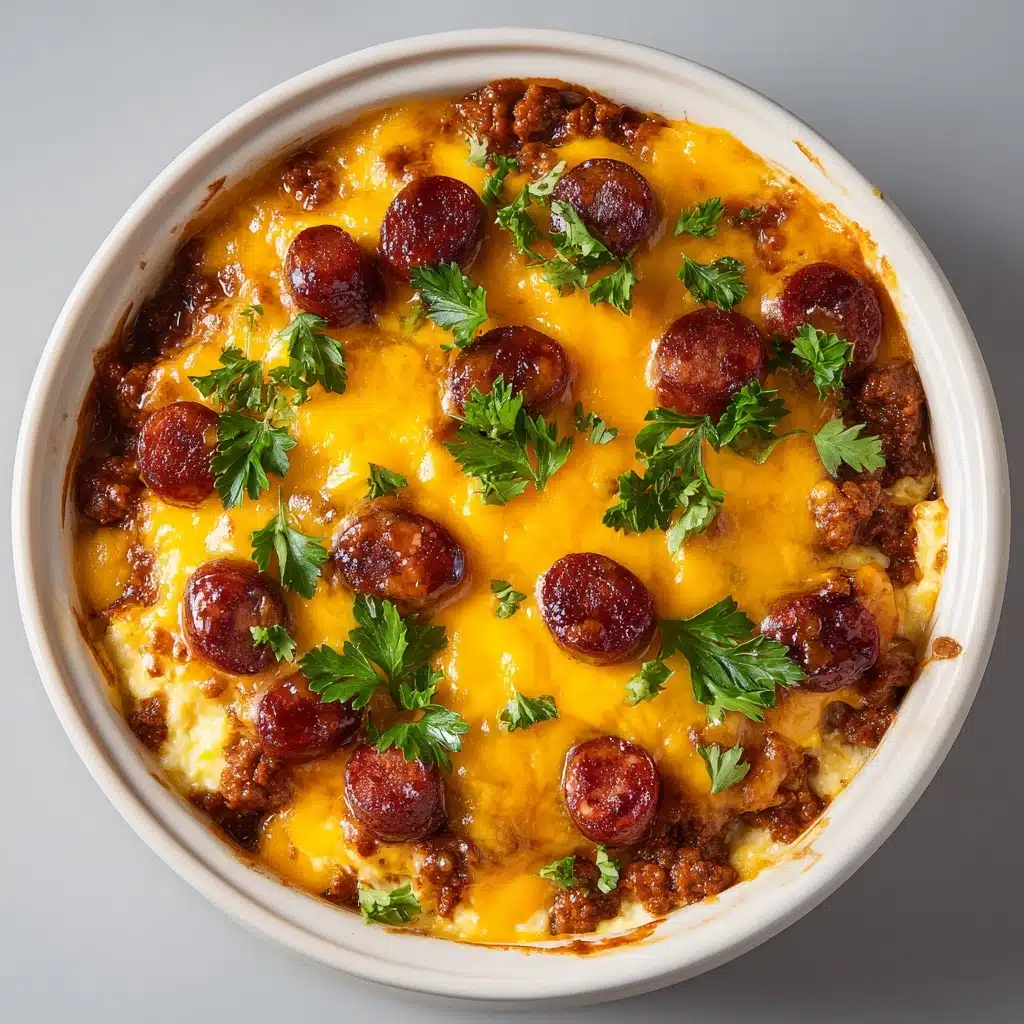 Chili Cheese Dog Casserole Recipe - Recipe Image