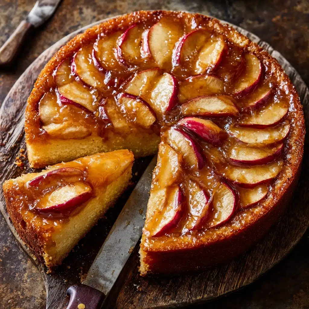 Brown Butter Apple Upside Down Cake Recipe - Recipe Image