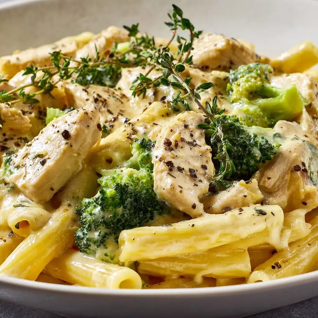 Creamy Broccoli and Chicken Penne Recipe - Recipe Image
