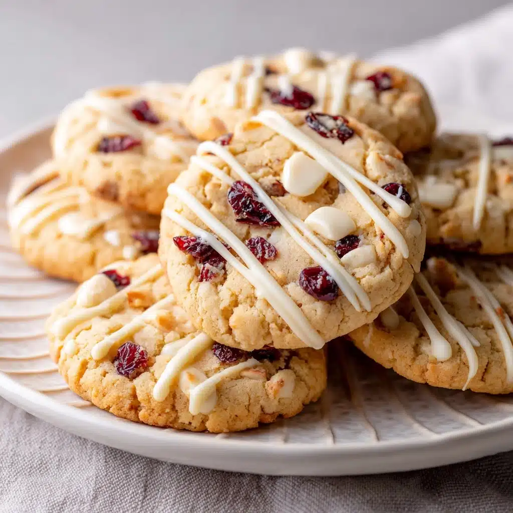 White Chocolate Cranberry Orange Cookies Recipe - Recipe Image