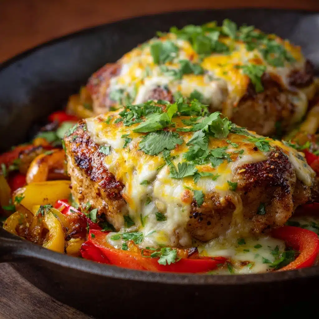 Cheesy Baked Fajita Chicken Recipe - Recipe Image