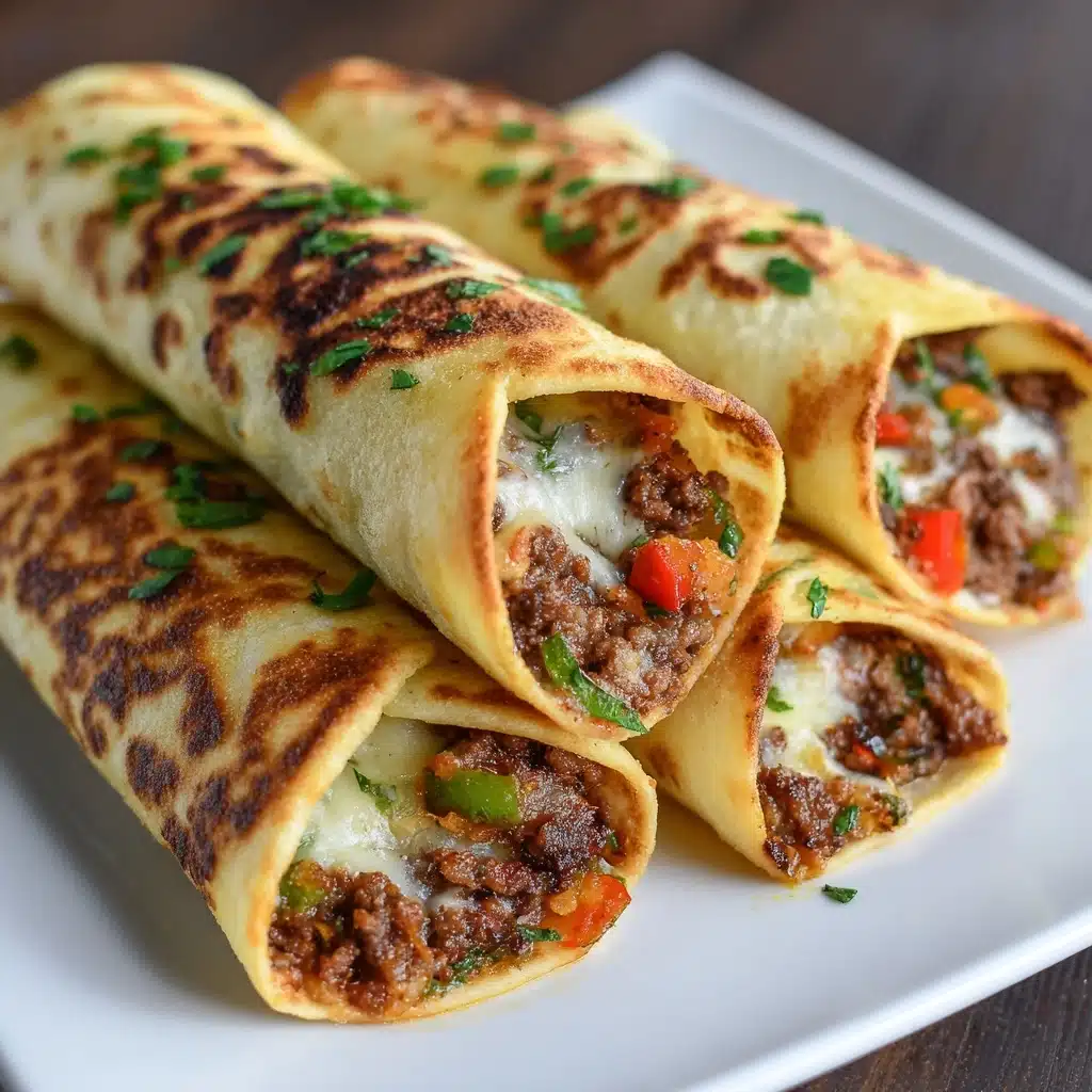 Ground Beef Tortilla Wraps Recipe - Recipe Image