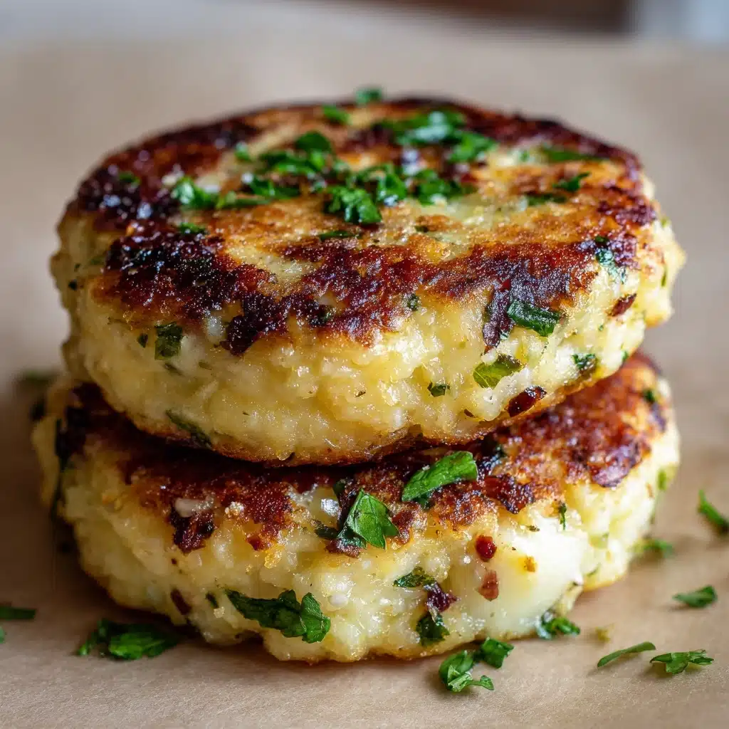 Vegan Stuffed Potato Cakes Recipe - Recipe Image