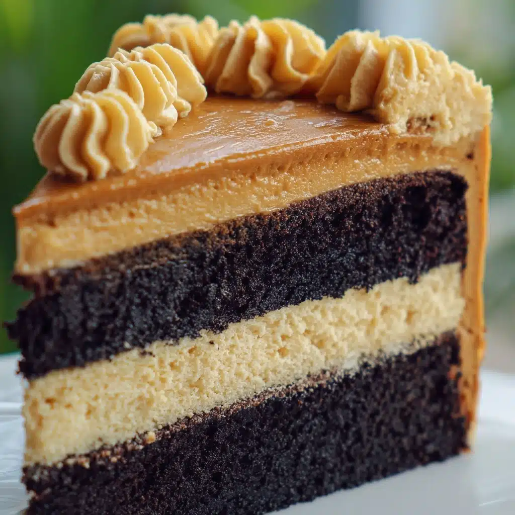 Chocolate Pumpkin Cheesecake Cake Recipe - Recipe Image