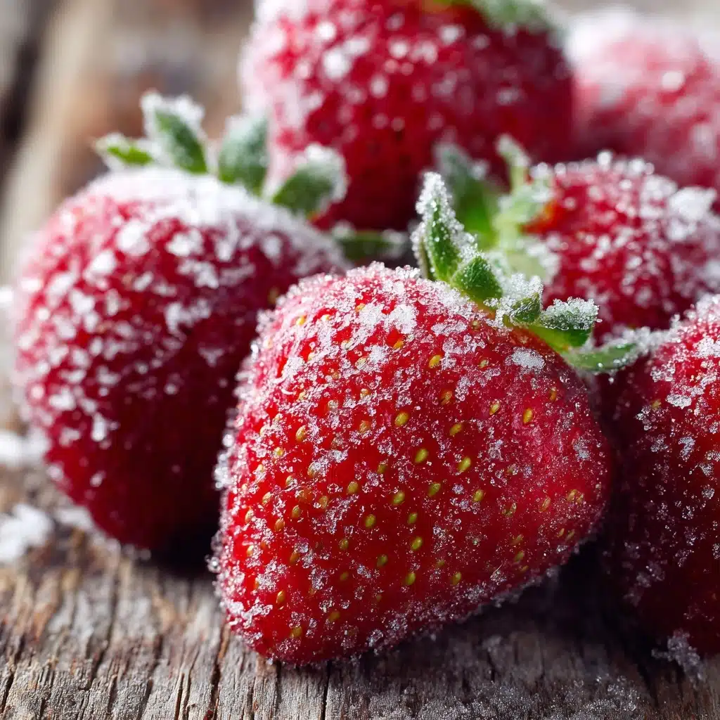 Rock Candy Sugar-Coated Strawberries Recipe