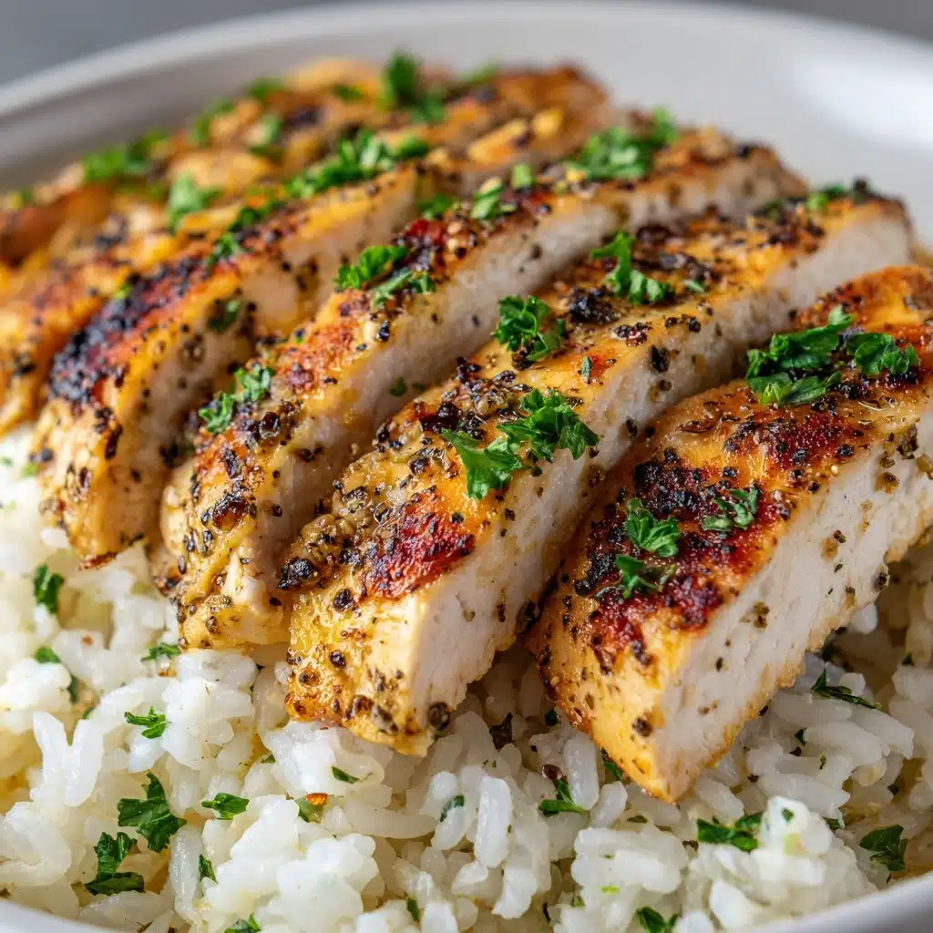 Garlic Parmesan Rice with Chicken Recipe - Recipe Image