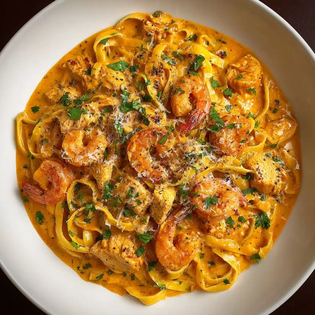 Cajun Chicken and Shrimp Pasta Recipe - Recipe Image
