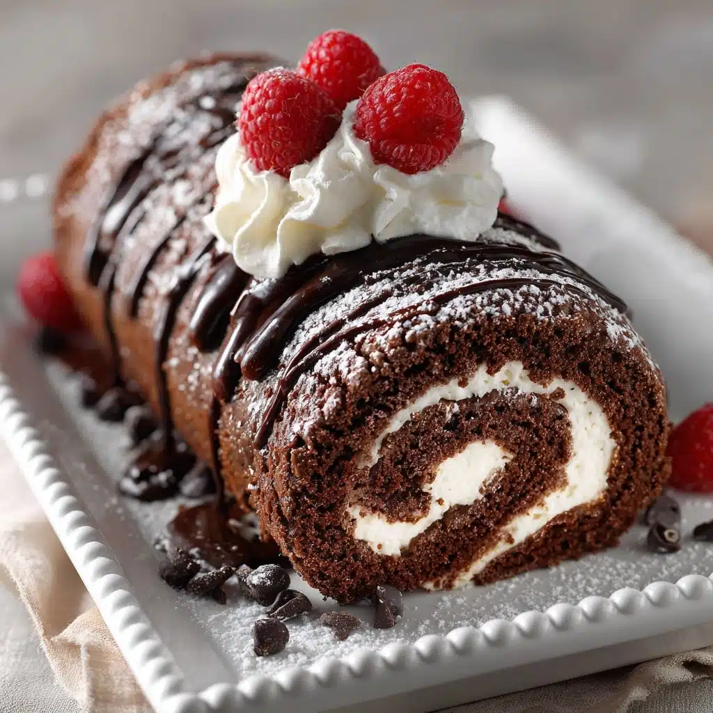 Chocolate Cake Roll Recipe - Recipe Image