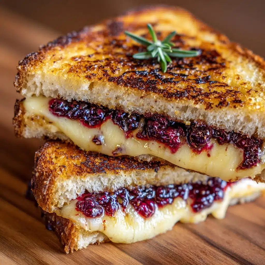 Balsamic Blackberry Bliss Grilled Cheese Recipe - Recipe Image