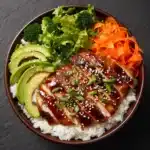 Sweet & Sticky Chicken Rice Bowls Recipe