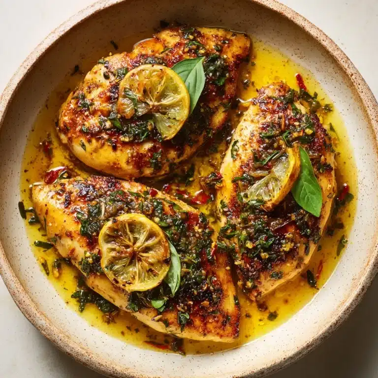 Lemon Basil Chicken Recipe