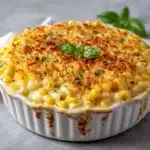 Honey-Glazed Corn Casserole with a Crispy Parmesan Crust Recipe