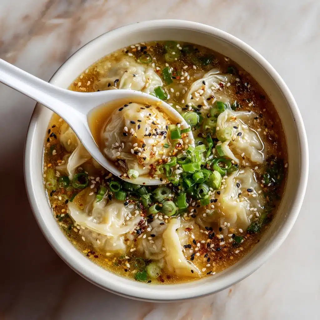 Instant Pot Spicy Dumpling Soup Recipe - Recipe Image