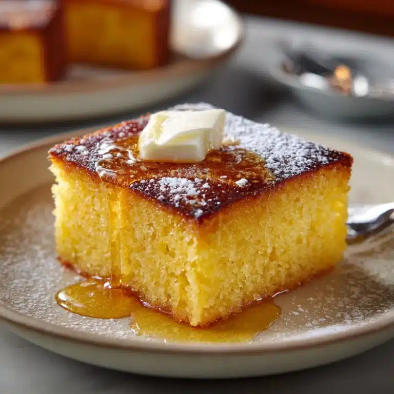 Honey Butter Sweet Potato Cornbread Recipe