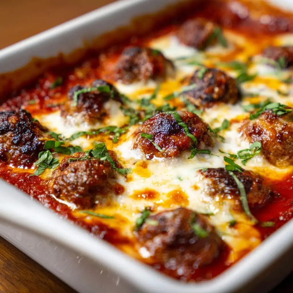 Dump and Bake Meatball Casserole Recipe - Recipe Image