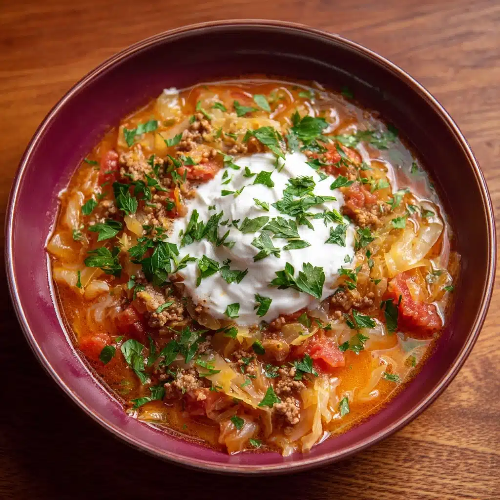 Polish Stuffed Cabbage Soup Recipe - Recipe Image