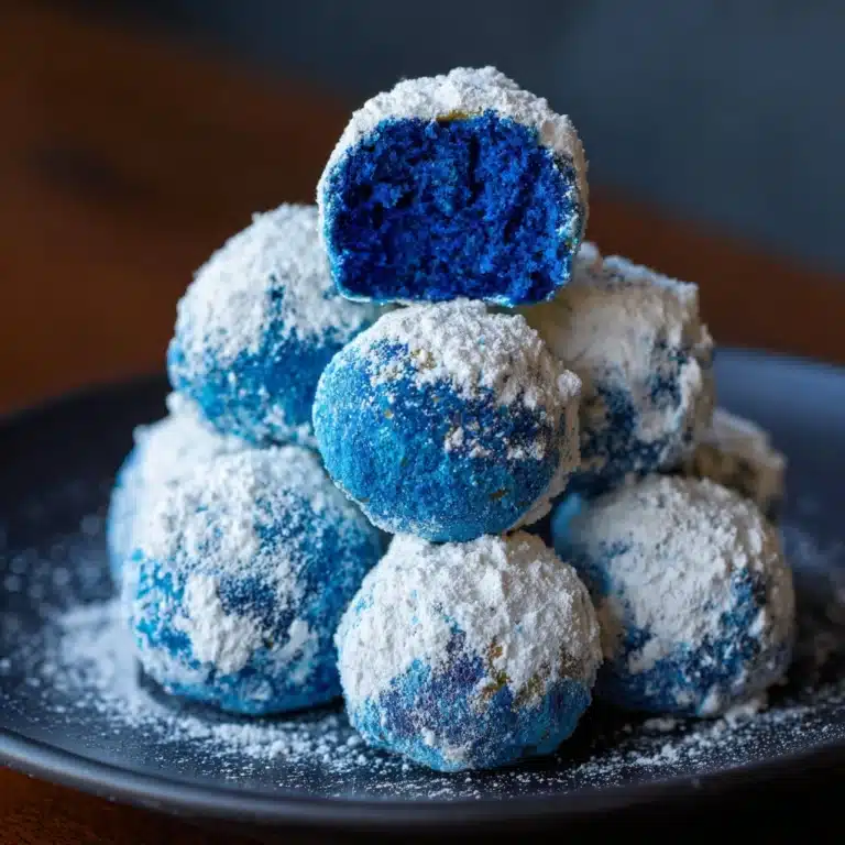 Blue Christmas Truffles Recipe