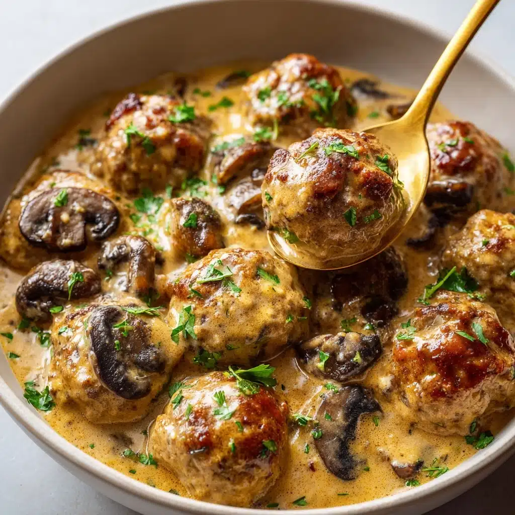 Crockpot Meatball Stroganoff Recipe - Recipe Image