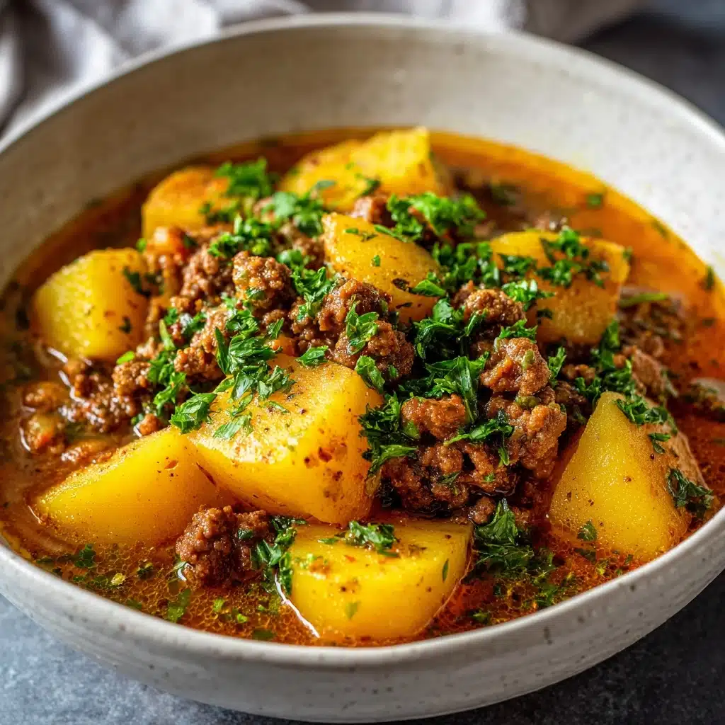 Creamy Potato & Sausage Soup Recipe - Recipe Image