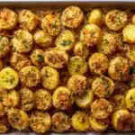 Crispy Garlic Parmesan Crusted Potatoes Recipe