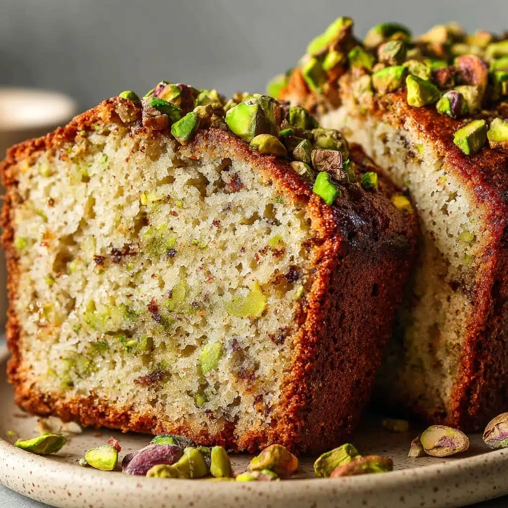 Tahini Pistachio Banana Bread Recipe - Recipe Image