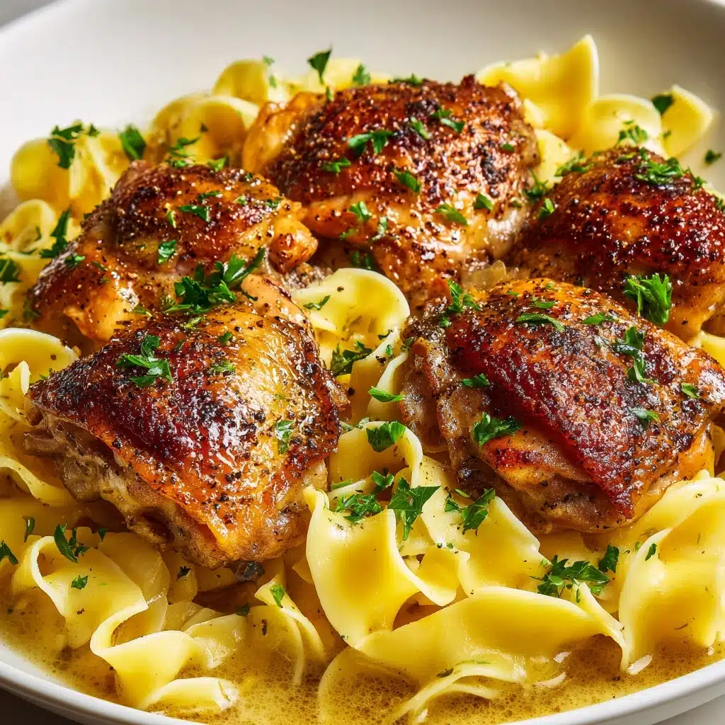 One-Pan Chicken with Buttered Noodles Recipe - Recipe Image