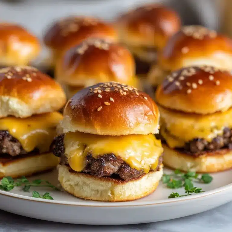 Classic Cheeseburger Sliders Recipe